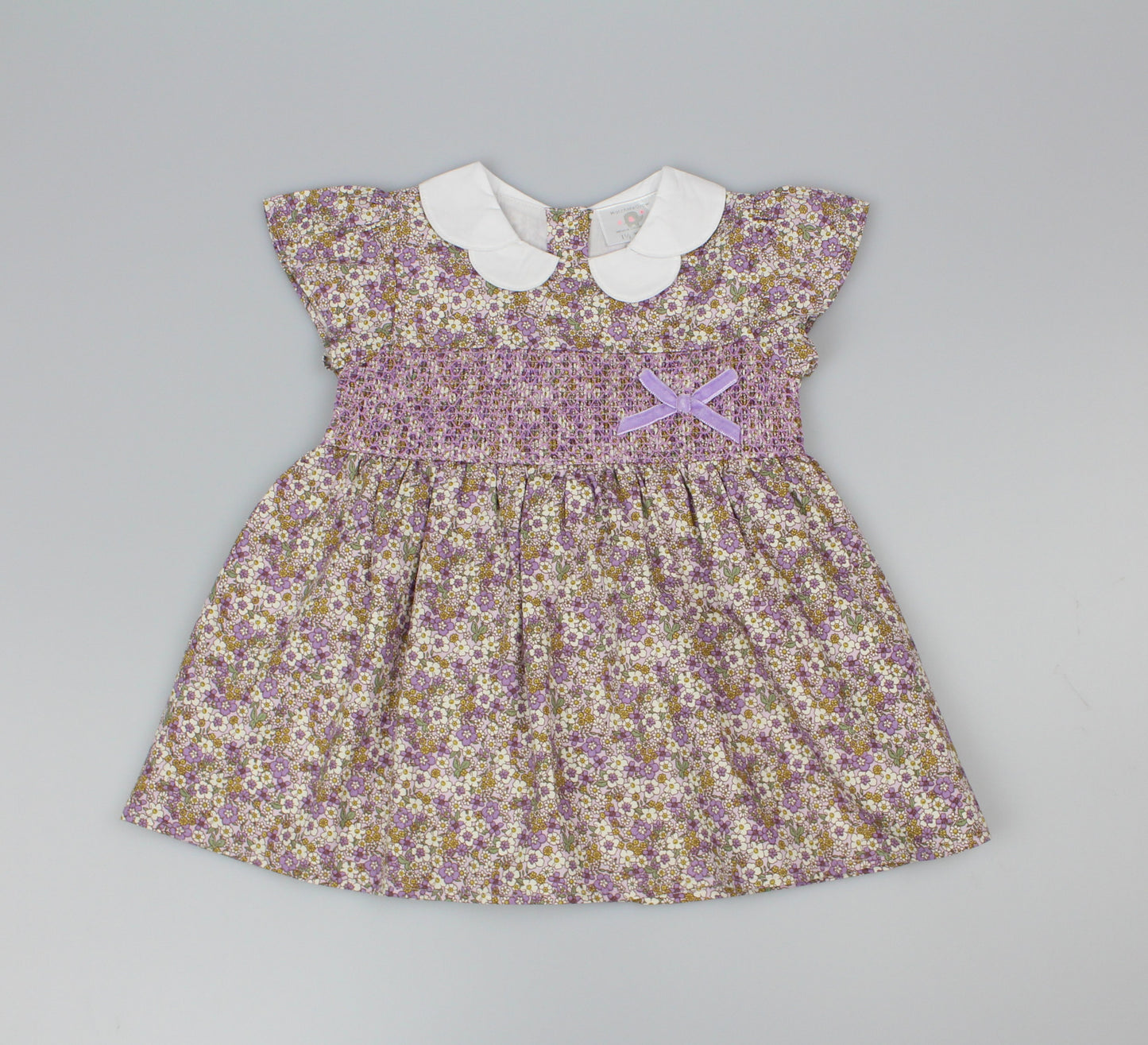 Baby Summer Dress - Lilac Smocked (1-2yrs) (PK6) - K34221