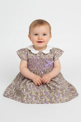 Baby Summer Dress - Lilac Smocked (1-2yrs) (PK6) - K34221