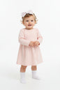 Baby Girls 3pc Dress Set - Pink Hearts (0-6 Months) (PK6) M14270