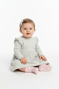 Baby Girls 3pc Dress Set - Grey Teddy (0-6 Months) (PK6) M14271