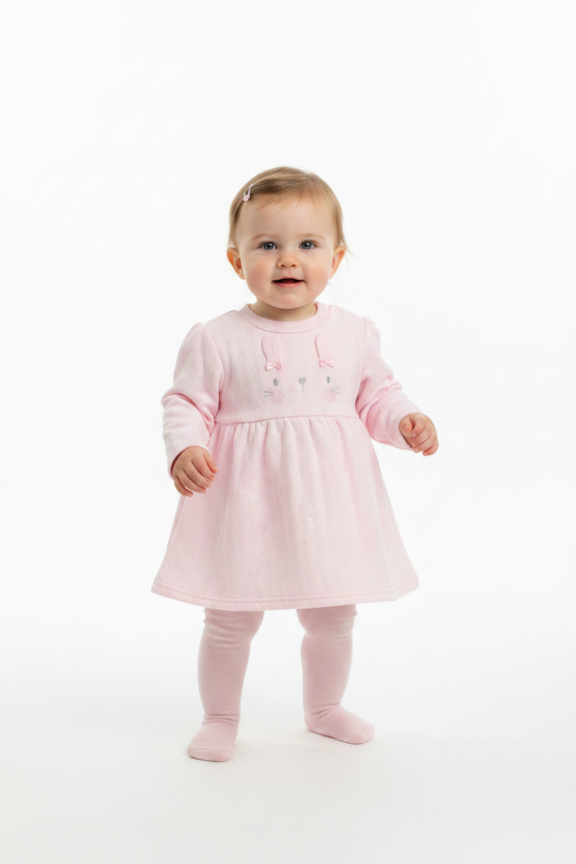 Baby Winter Dress - Pink (0-9m) (PK6)  M15954