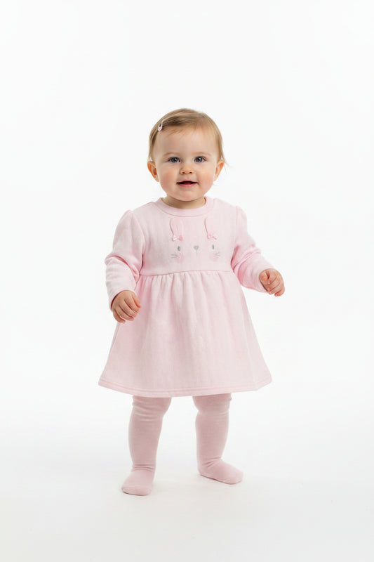Baby Winter Dress - Pink (0-9m) (PK6)  M15954