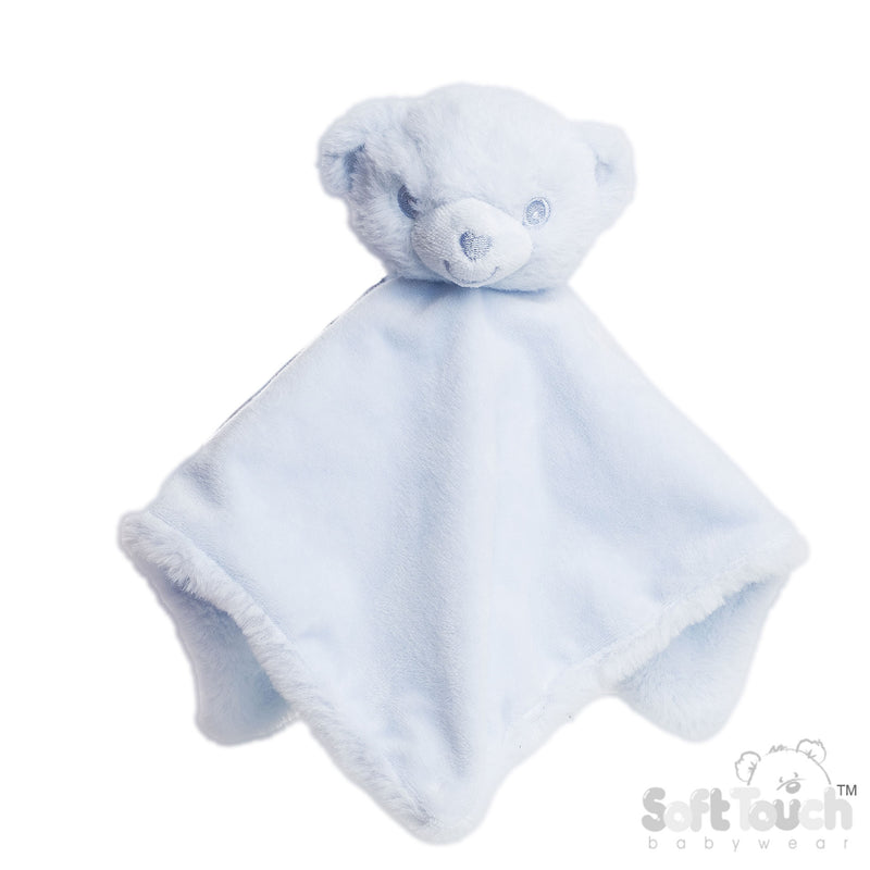 Eco Recycled Bear Comforter - Blue (PK6) EBC60b