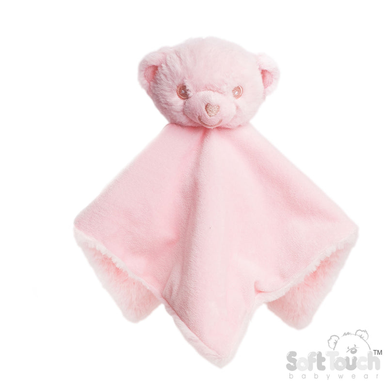 Eco Recycled Bear Comforter - Pink (PK6) EBC60p