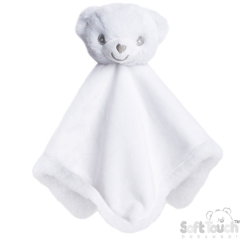 Eco Recycled Bear Comforter - White (PK6) EBC60w
