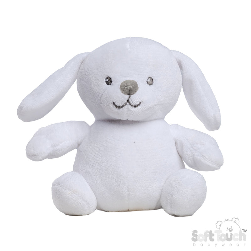 Baby Eco Recycled Bunny Soft Toy - White (PK6) EBU62-W