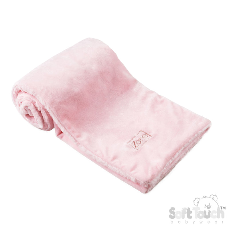 Eco Recycled Mink Wrap - Pink (PK3) EFBP60p