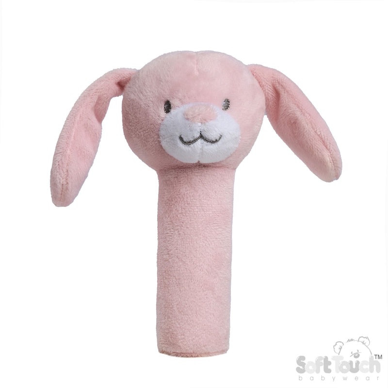 Eco Recycled Baby Bunny Squeaky Toy - Pink (PK6) ESQ62-P