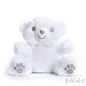 Eco Recycled Teddy Bear - White (PK6) EST60w