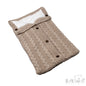 BISCUIT RECYCLED ACRYLIC CABLE SWADDLE WRAP (NB-6 Months) (PK4) ESW800-BI