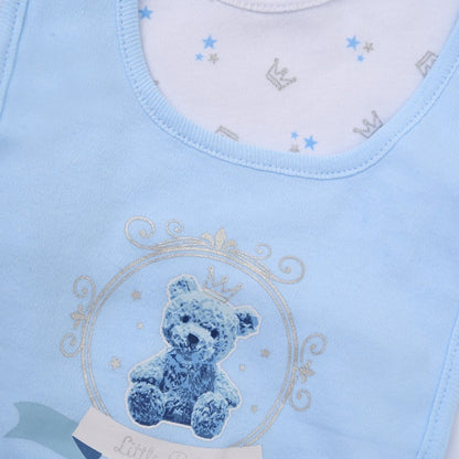 Baby 6pc Mesh Bag Gift Set - Blue Teddy (NB-6m) (PK4) F10681