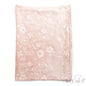 Embossed Wrap - Floral/Dusty Pink (75x100cm) (PK6) FBP305-DP
