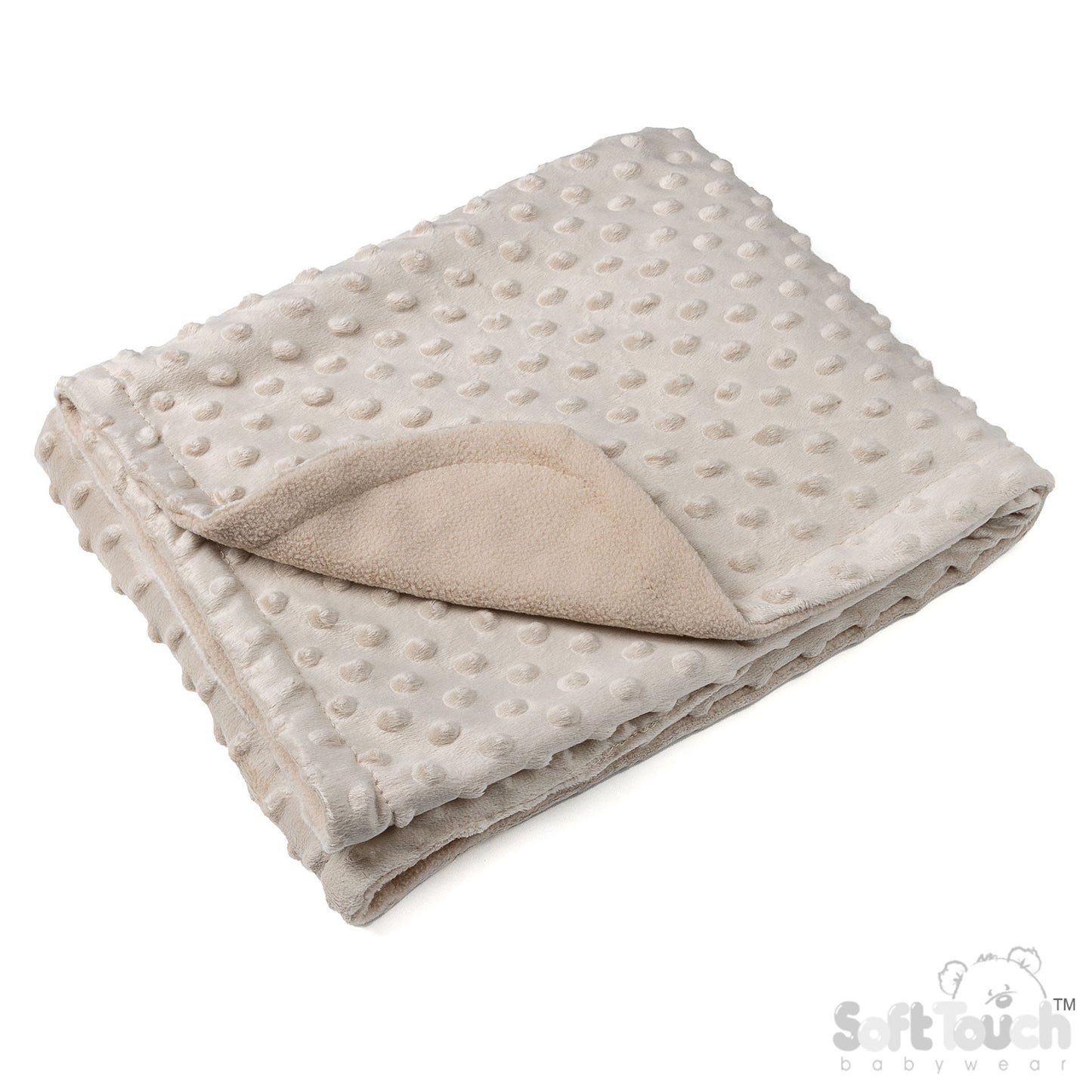 Coffee Bubble Wrap W/Mink Fleece Back (PK4) (75x100cm) FBP80-BP-COF (New Design-No Satin Trim)