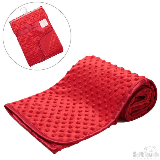 Red Bubble Wrap W/Satin Trim (PK1) (75x100cm) FBP80R*