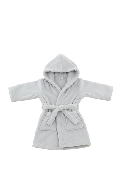 Embossed Hooded Robe - Grey/Animal (6-12m) (PK4) FBR305G