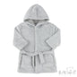 Embossed Hooded Robe - Grey/Animal (0-6m) (PK4) FBR305G