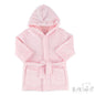 Embossed Hooded Robe - Pink/Bunny (0-6m) (PK4) FBR305P
