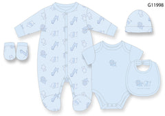 5pc Gift Set - Blue/Best of Friends (NB-6m) (PK4) G11998