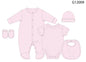 5pc Gift Set - Pink/Little One (NB-6m) (PK4) G12009