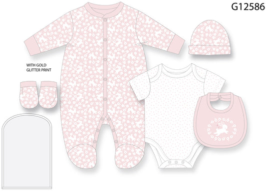 5pc Gift Set - Bunny (NB-6m) (PK4) G12586