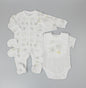 Baby 5 Pieces Gift Set - White Dotty (0 to 9 Months) (PK6) H13623