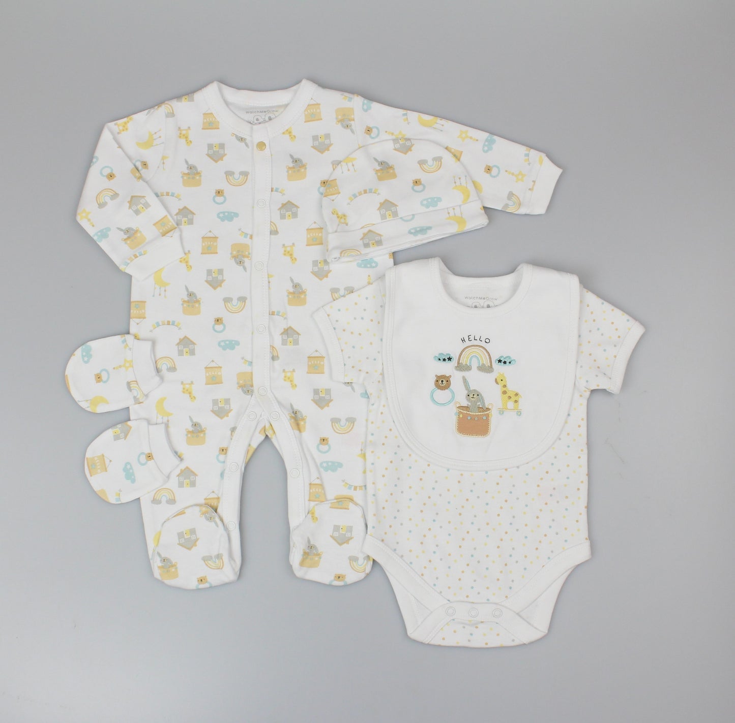 5pc Gift Set - Hello (0-9m) (PK6) H13629