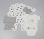 Baby Unisex 5pc Gift Set - "Welcome Little One" (NB-3m) (PK6) H13630