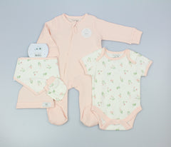 5pc Gift Set - Pink Floral (0-9m) (PK6) J13908