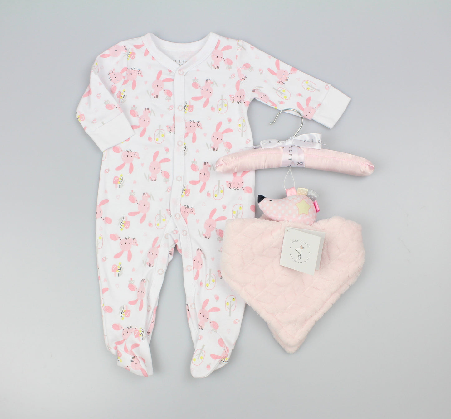 Baby All in One & Comforter set - Pink (0-6m) (PK6)  M15851