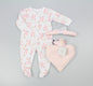 Baby All in One & Comforter set - Pink (0-6m) (PK6)  M15851
