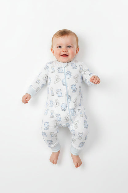 Baby Gift Set - Blue Elephant (0-6m) (PK6)  M15855