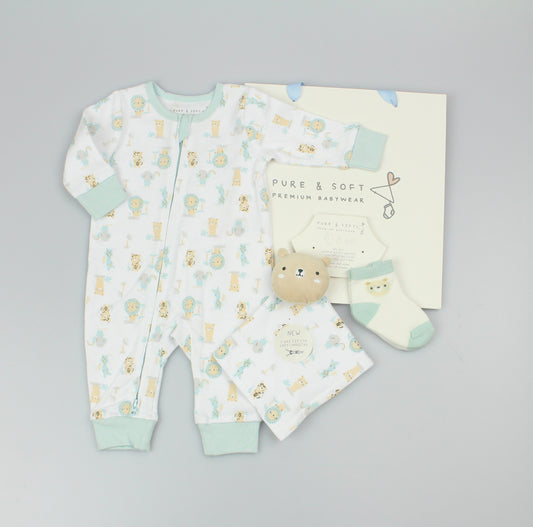 Baby Gift Set - Teddy (0-6m) (PK6)  M15856