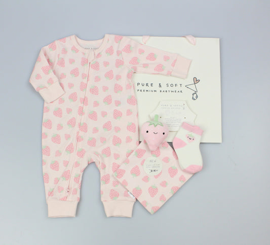 Baby Gift Set - Strawberry (0-6m) (PK6)  M15858