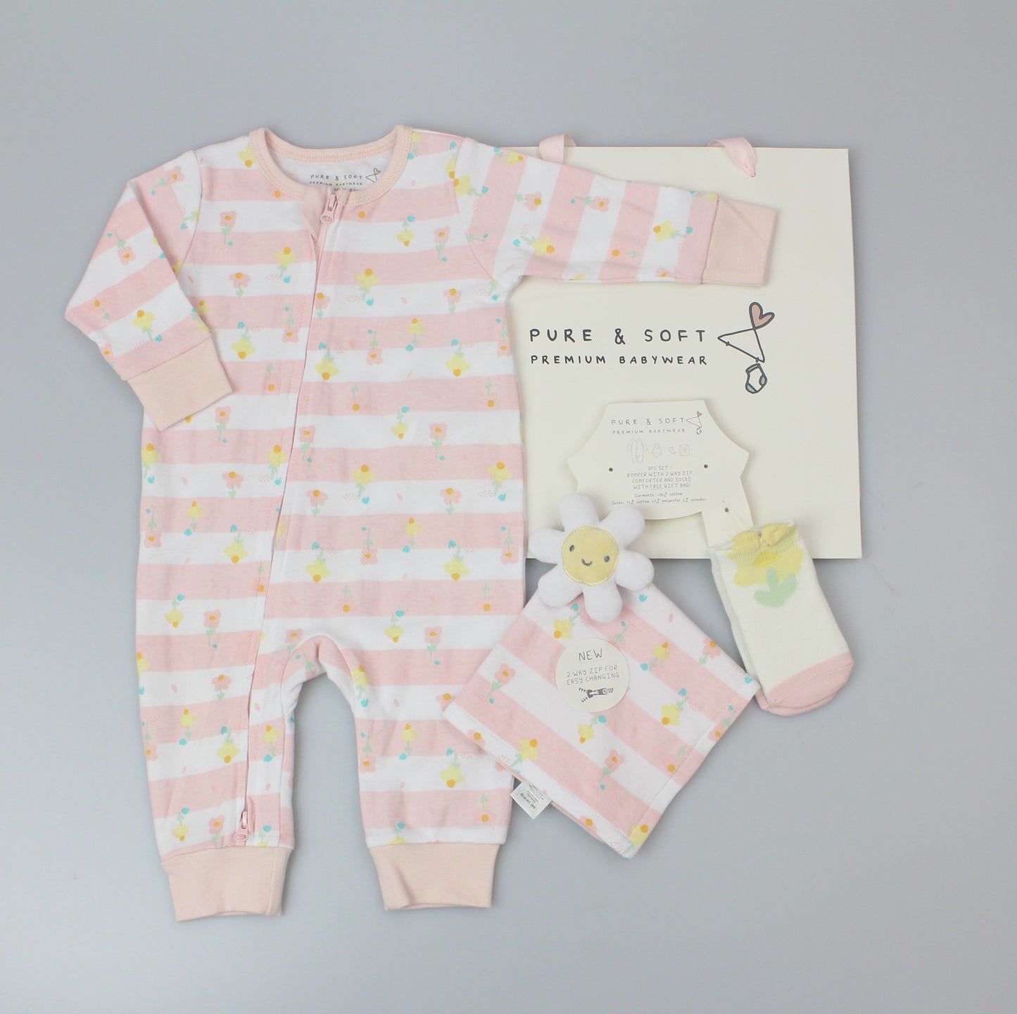 Baby Gift Set - Flower (0-6m) (PK6)  M15859