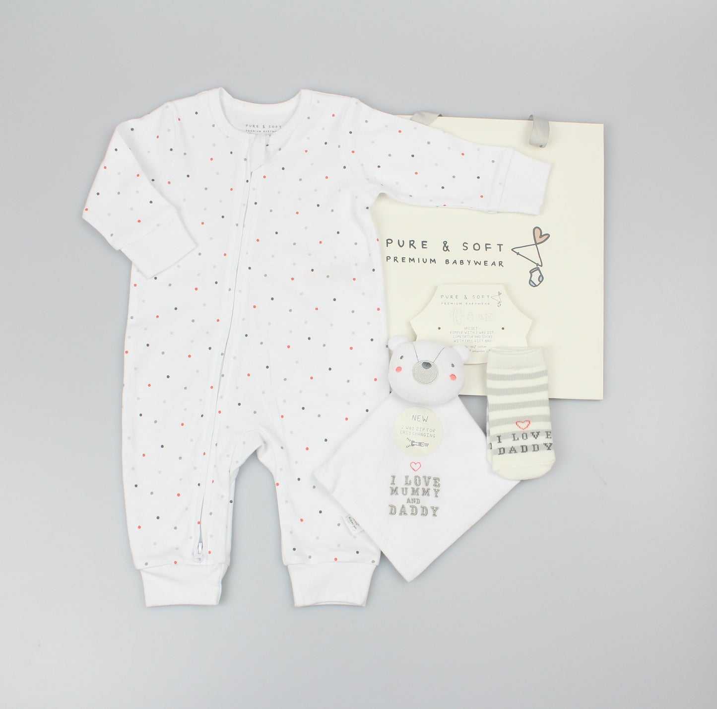 Baby Gift Set - Love Mumm & Daddy (0-6m) (PK6)  M15861