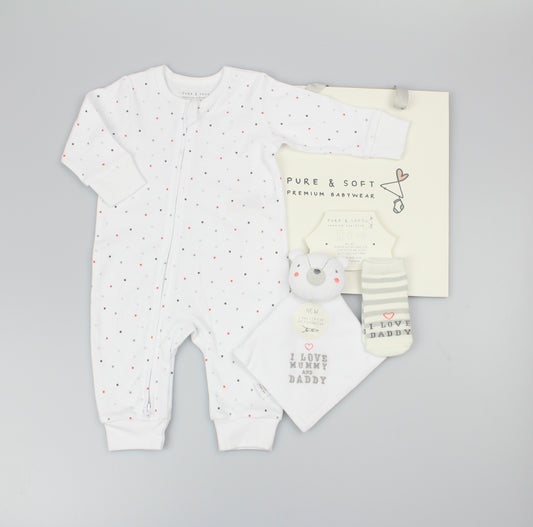 Baby Gift Set - Love Mumm & Daddy (0-6m) (PK6)  M15861