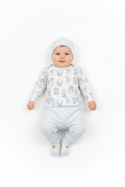 4pc Gift Set w/Bag - Cats (0-6m) (PK6) M15864
