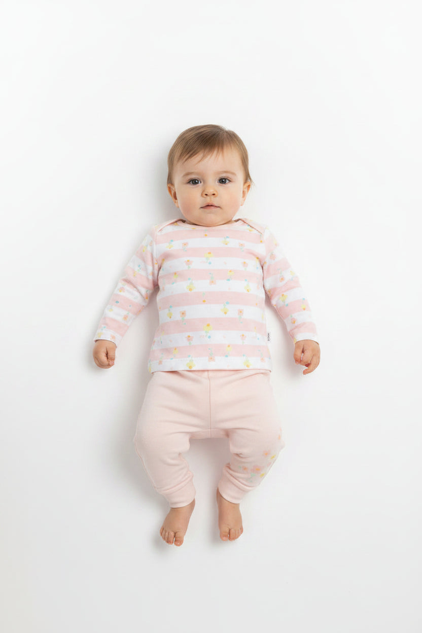 4pc Gift Set w/Bag - Stripes (0-6m) (PK6) M15868