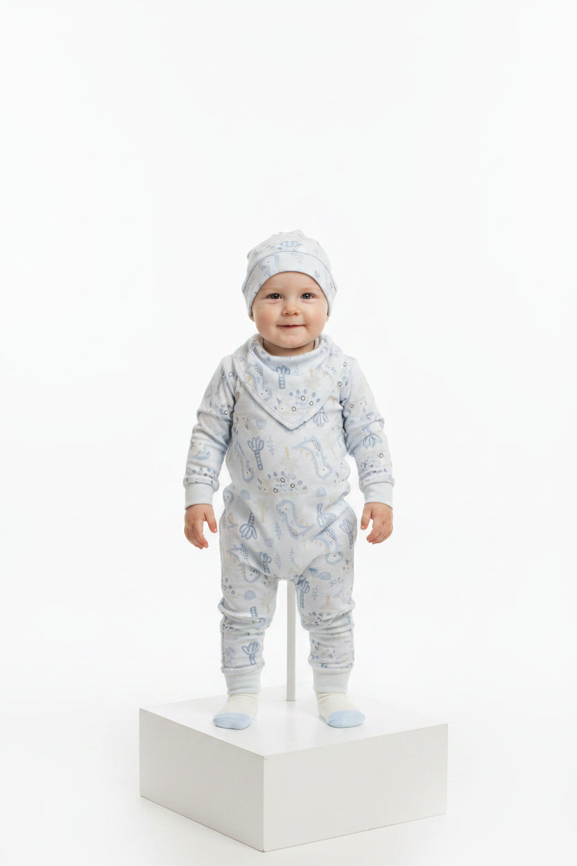 4pc Gift Set w/Bag - Dino (0-6m) (PK6) M15872