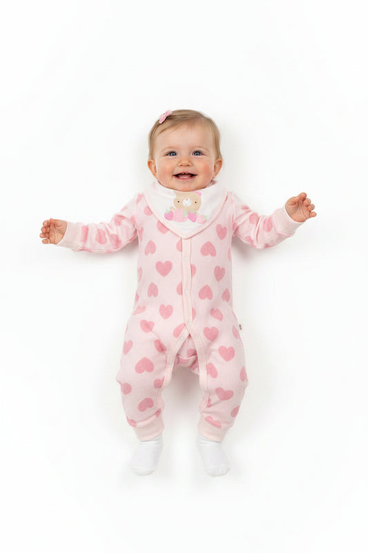 7pc Gift Set w/Bag - Strawberry/Pup (0-6m) (PK6) M15876