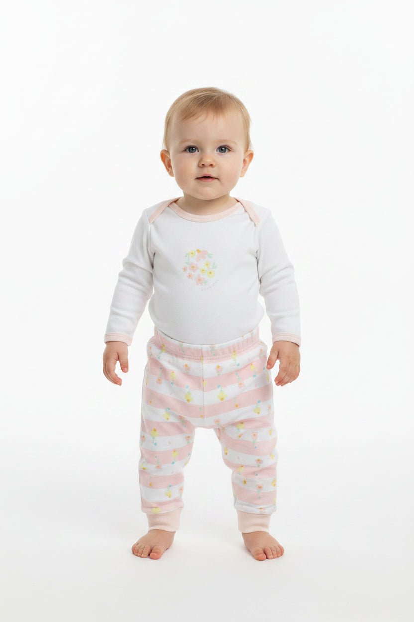 7pc Gift Set w/Bag - Precious/Flowers (0-6m) (PK6) M15877