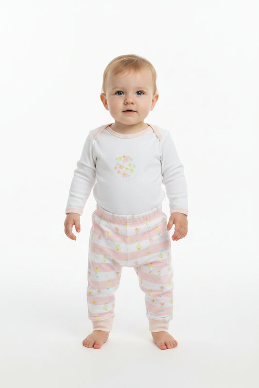 7pc Gift Set w/Bag - Precious/Flowers (0-6m) (PK6) M15877