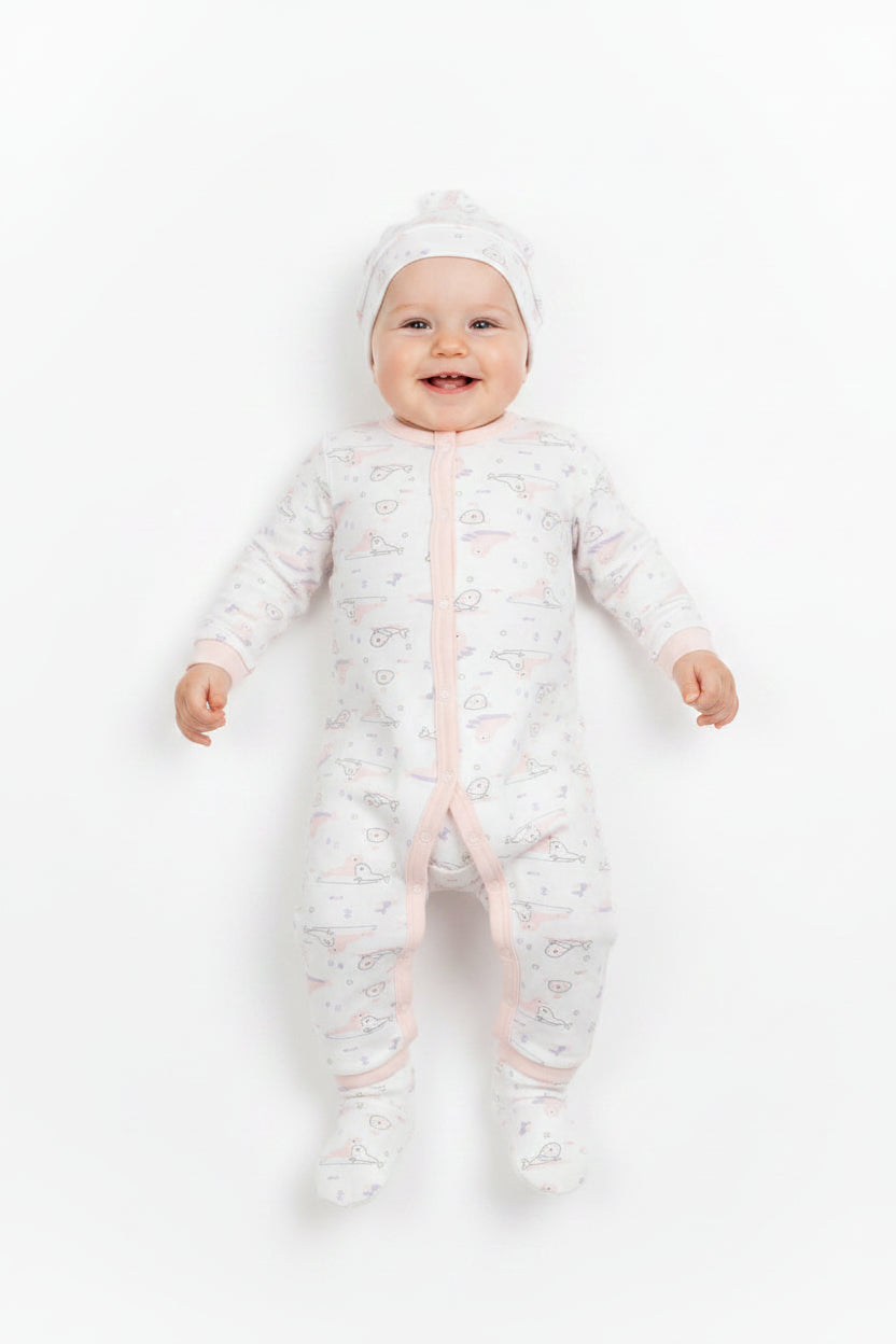 5pc Gift Set - Pink Sealion (0-9m) (PK6) M15903