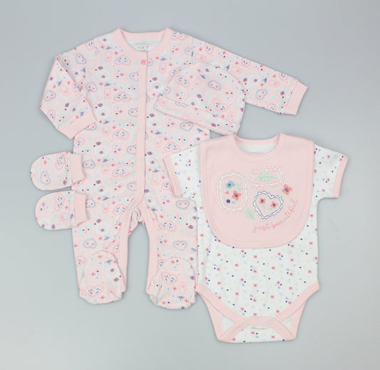 5pc Gift Set - Just Beautiful (0-9m) (PK6) M15904