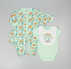 5pc Gift Set - Aqua Dinosaur (0-9m) (PK6) M15907