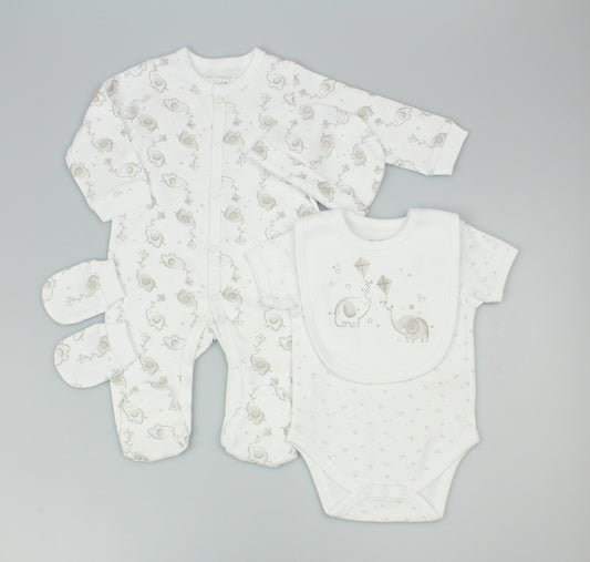 5pc Gift Set - Grey Elephants (0-9m) (PK6) M15908