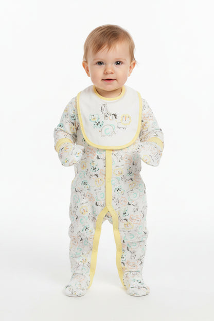 5pc Gift Set - Animals/Lemon (0-9m) (PK6) M15909