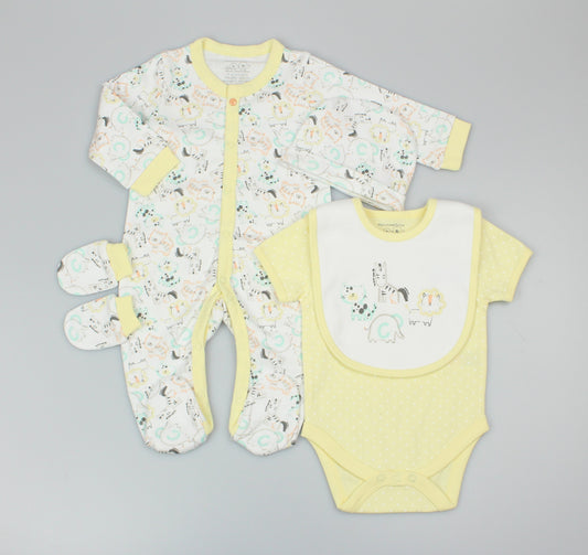 5pc Gift Set - Animals/Lemon (0-9m) (PK6) M15909