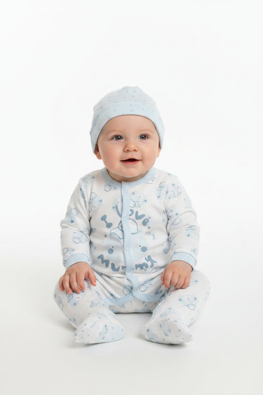 5pc Gift Set - Blue/I Love My Mummy (0-9m) (PK6) M15914