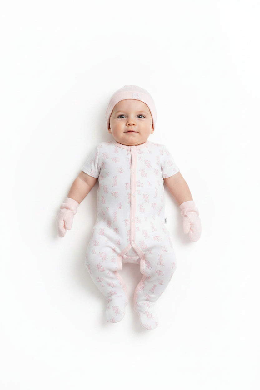 5pc Gift Set - Pink/Hello Little Bear (0-9m) (PK6) M15920